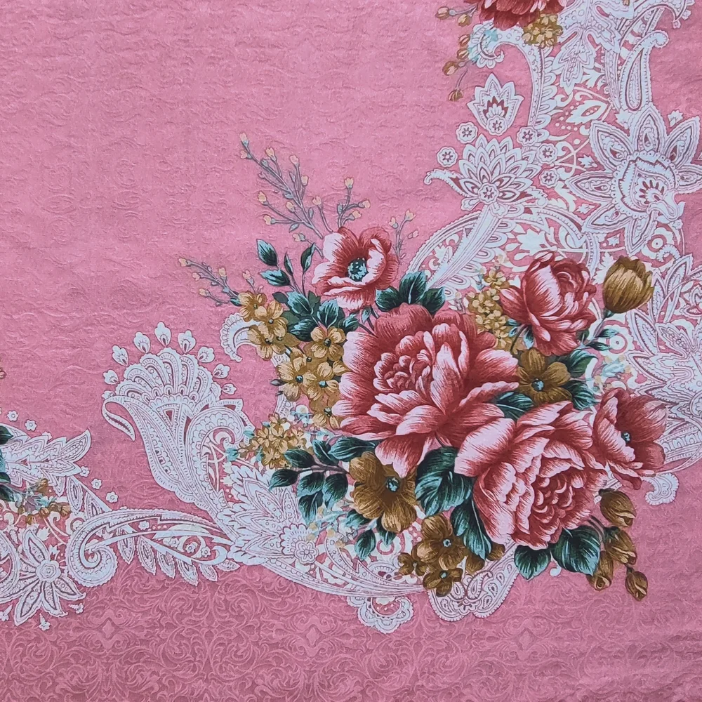 YSL floral silk scarf absolutely gorgeous large 34''